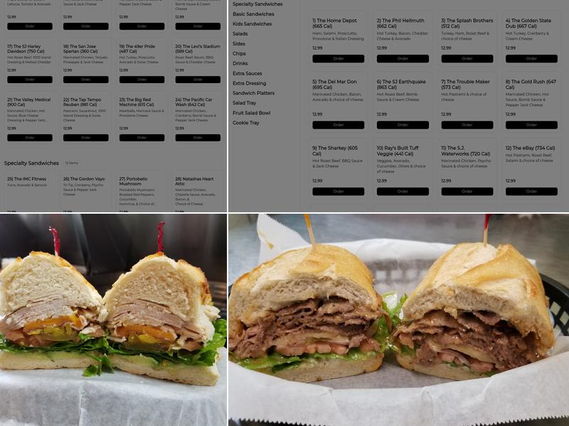 The Sandwich Spot Menu