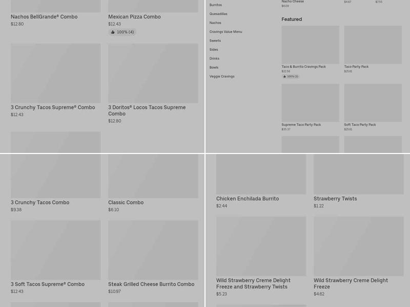 Taco Bell Menu