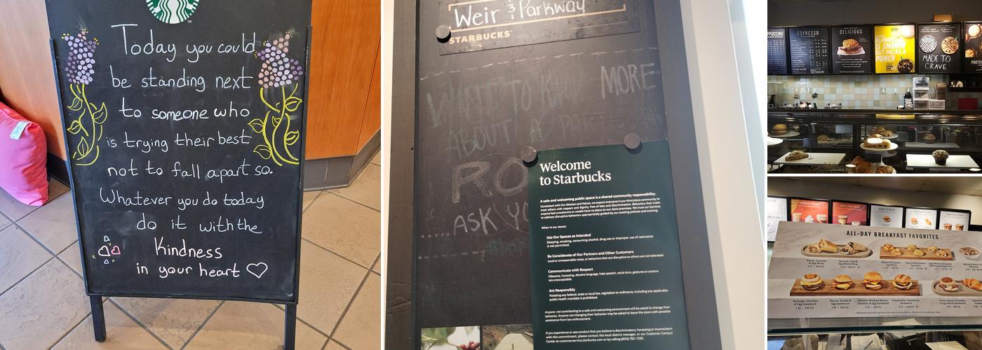 Starbucks Menu