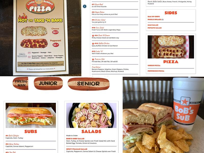 Bob's Sub Menu