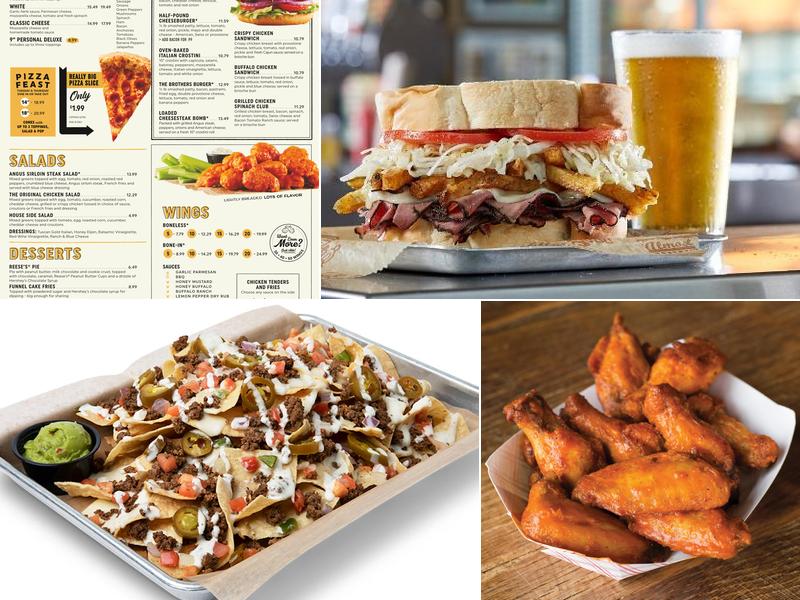 Primanti Bros. Restaurant and Bar Menu