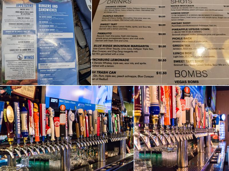 The Blue Coyote Menu