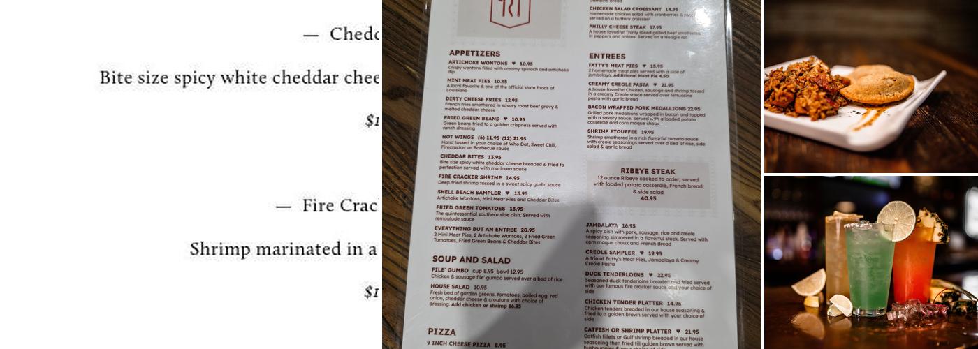 Cane River Commissary Menu