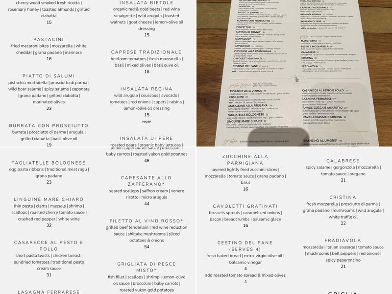 Il Fornaio Santa Clara Menu