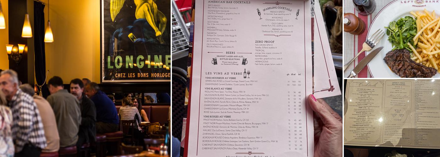 Left Bank Brasserie - Santana Row Menu