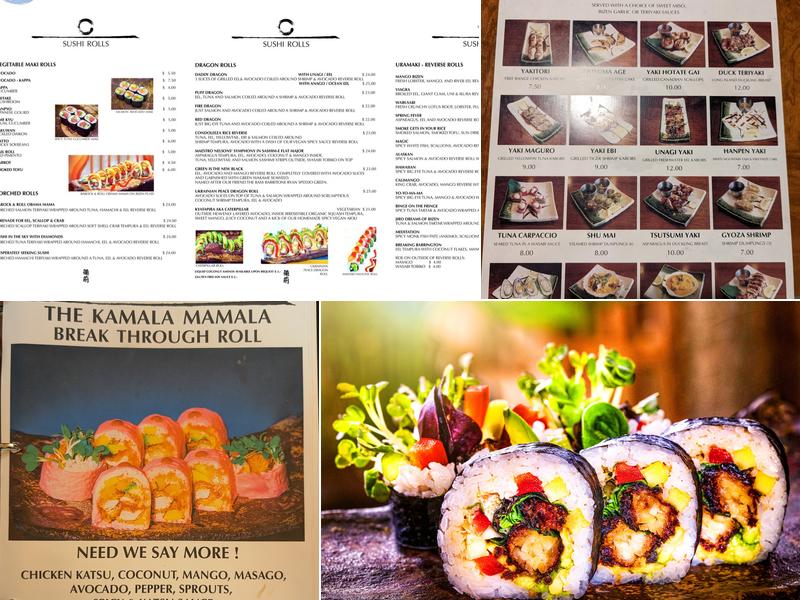 Bizen Gourmet Japanese Restaurant and Sushi Bar Menu