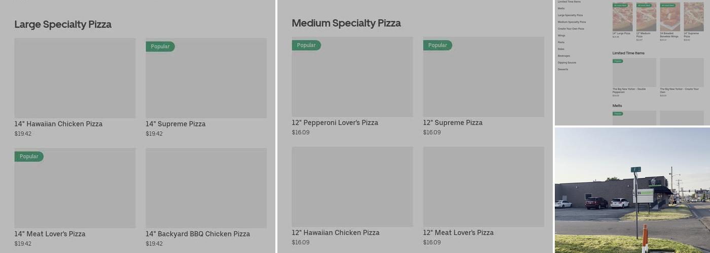 Pizza Hut Menu