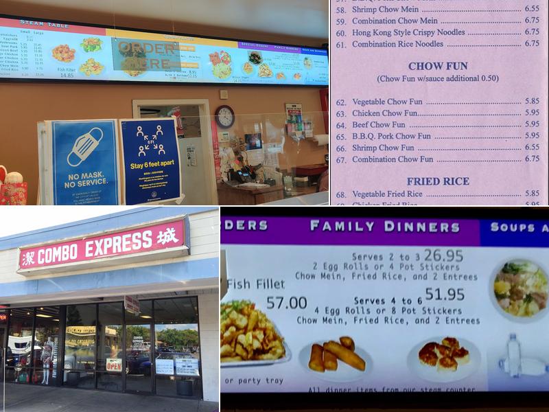 Combo Express Menu