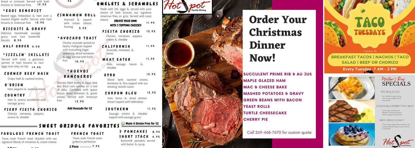 Hot Spot Menu