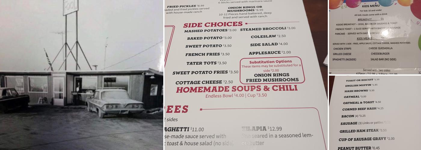 Panel Room Restaurant Menu