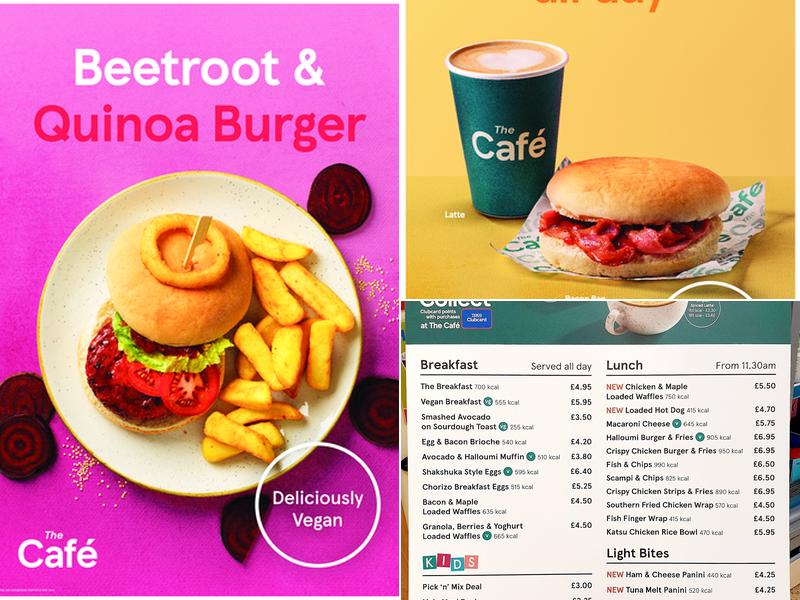 Tesco Cafe Menu