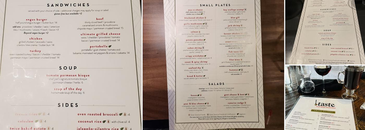 Taste Menu