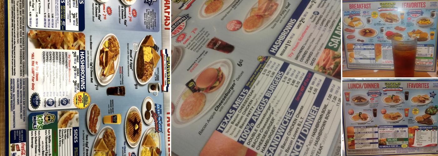 Waffle House Menu