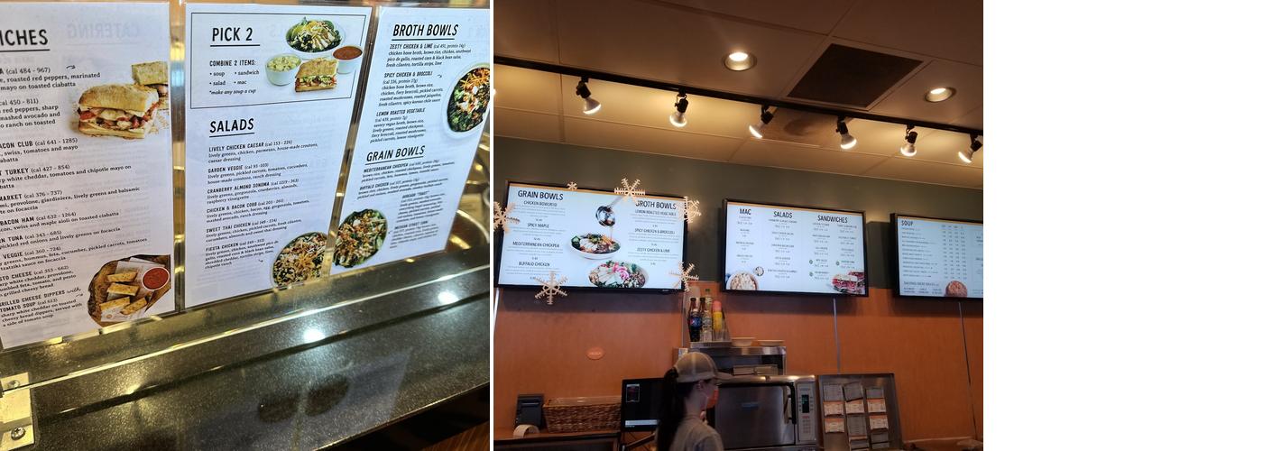 Zoup! Menu