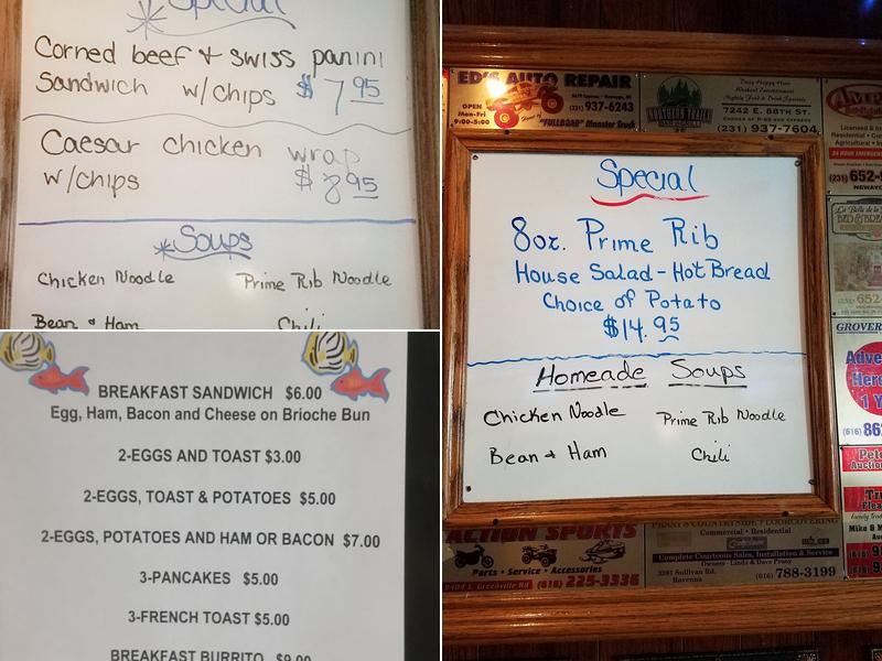 Maple Valley Inn Menu