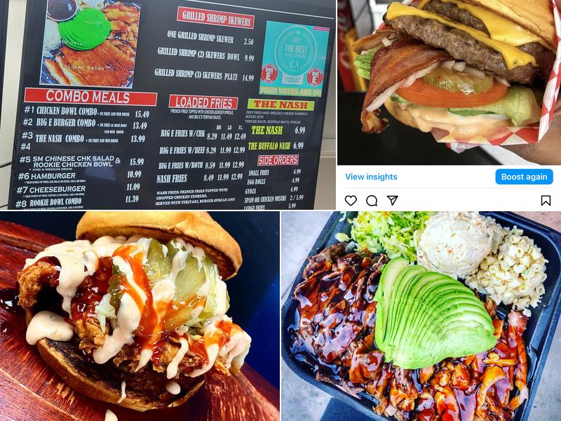 BIG E'S TERIYAKI & BURGERS Menu