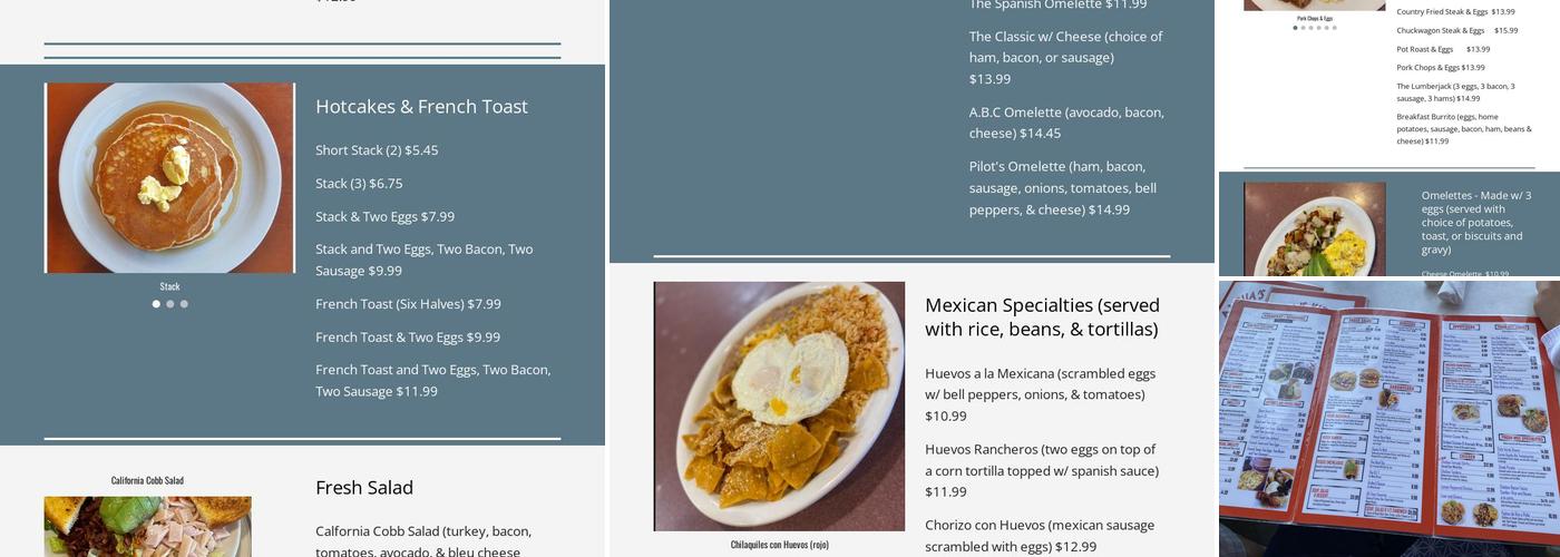 Annia's Kitchen Menu