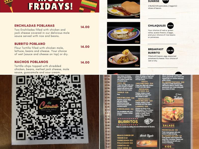 El Camino Mexican Grill Menu