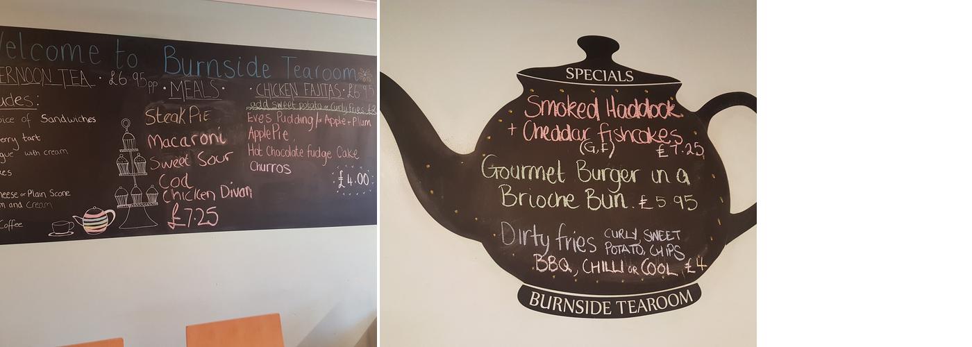 Burnside Filling Station Menu