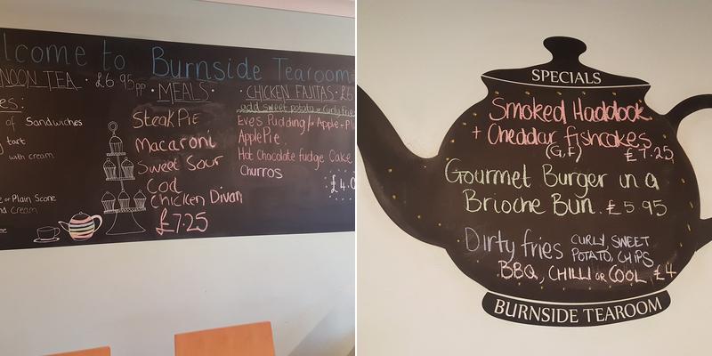 Burnside Filling Station Menu