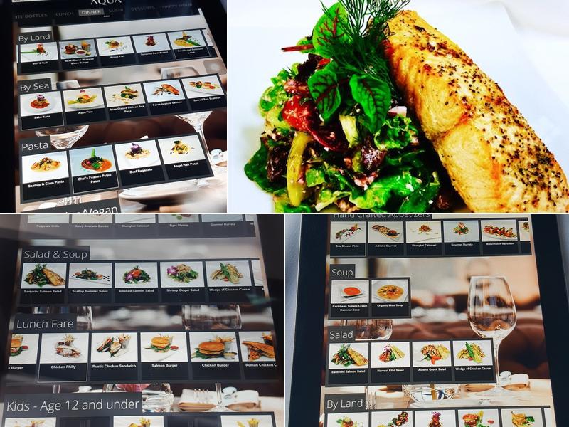 AQUA Fine Dining Menu