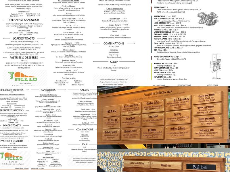 Mezzo Menu