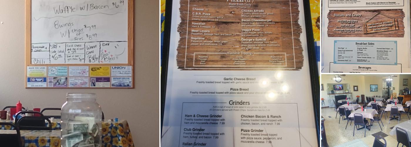George's Cafe Menu