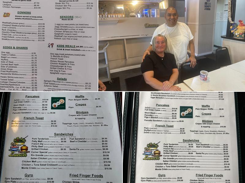 Around The Corner Menu