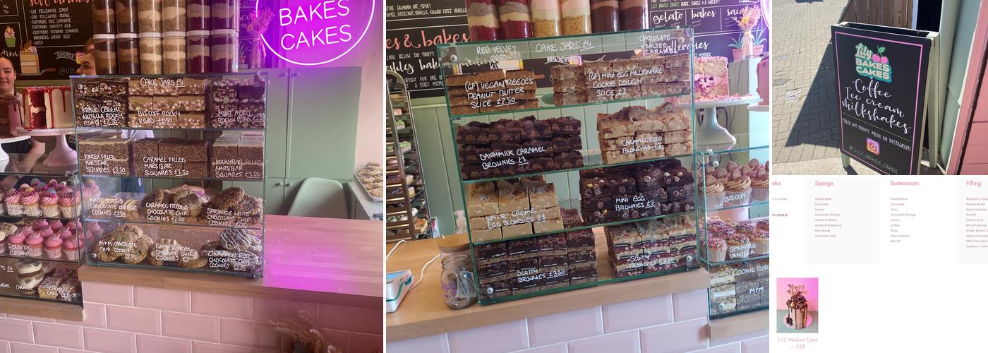 Lily Bakes Cakes Menu