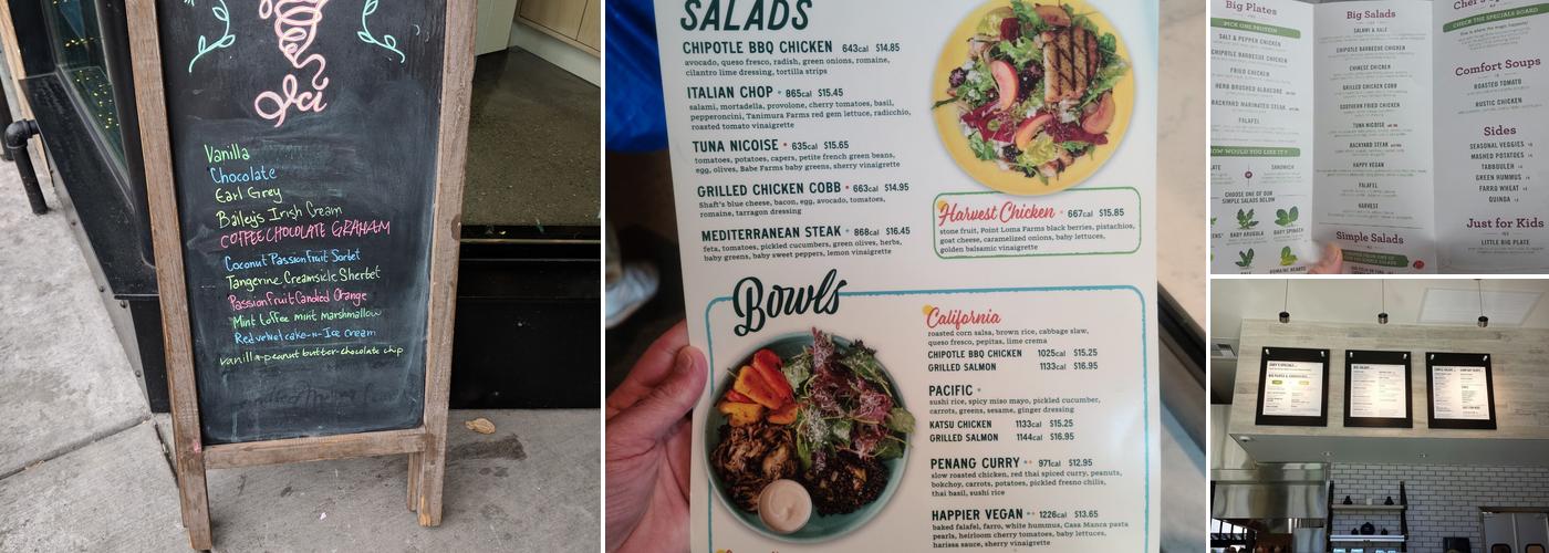 Tender Greens Menu