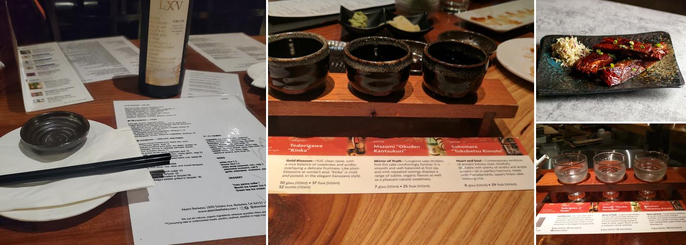 AKEMI Japanese Restaurant Menu