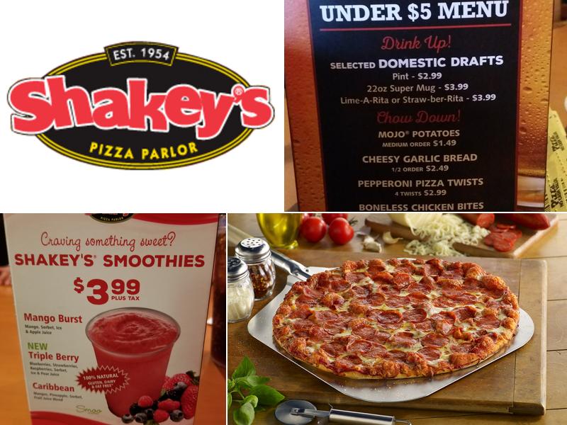 Shakey's Pizza Parlor Menu