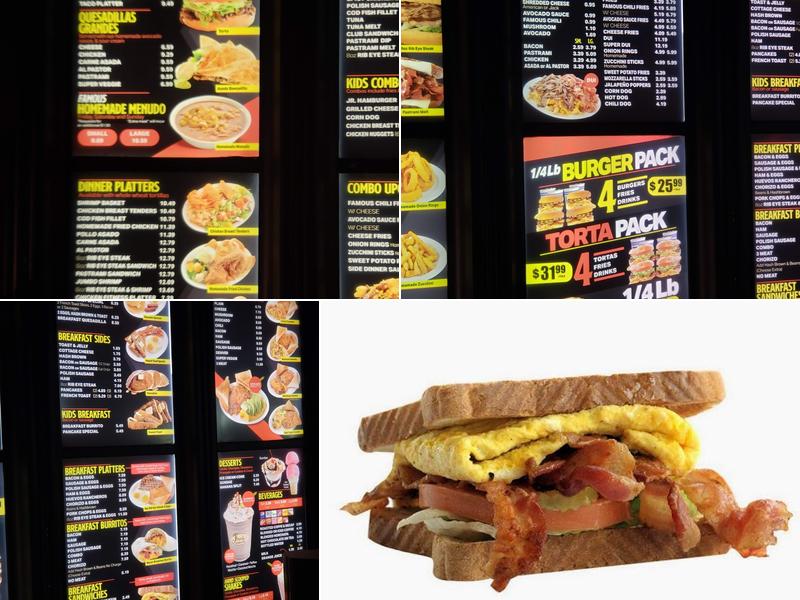 Michael's Super Burgers Menu