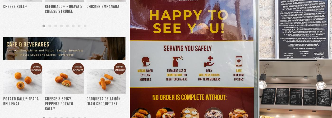 Porto's Bakery and Cafe Menu