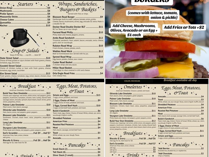 Magic Capital Grille Menu