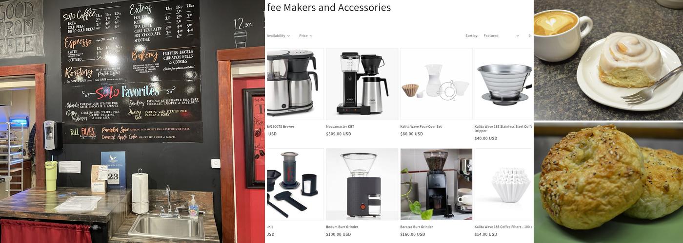 Sozo Coffee Roasting Menu