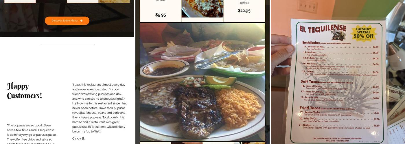 El Cafetalito Menu