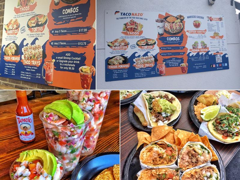 Taco Nazo Menu