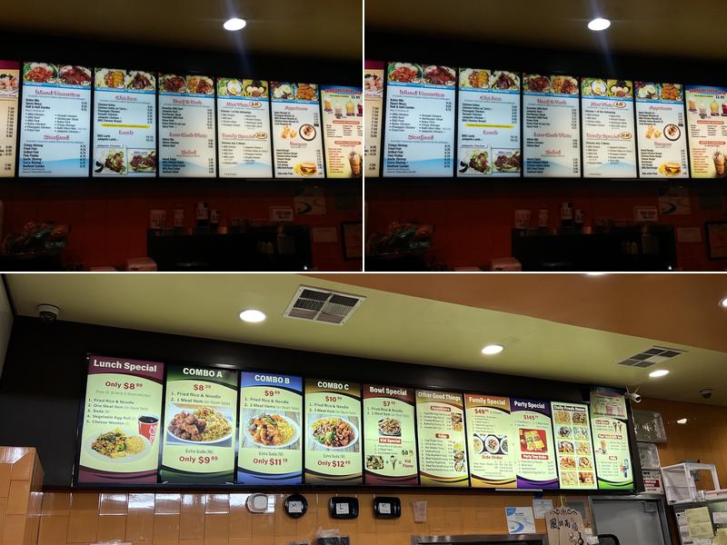 China Bowl and Young Hawaiian BBQ Menu