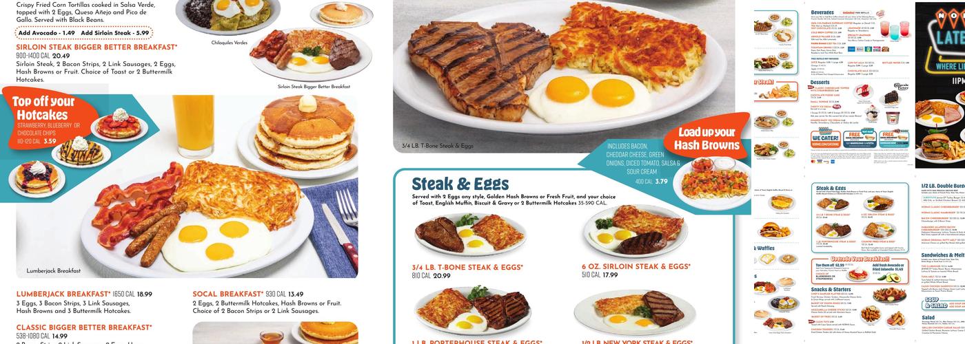 NORMS Restaurant Menu