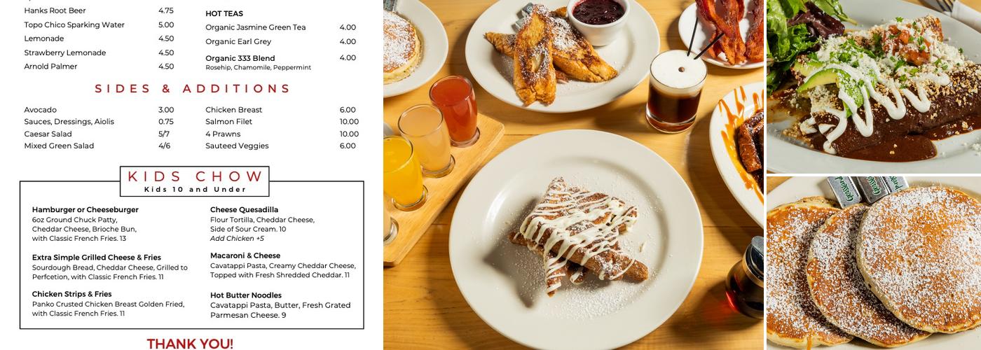 Eat Chow Menu
