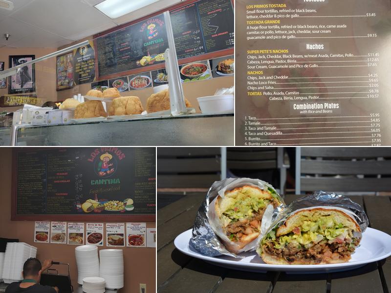 Los Primos Cantina Menu