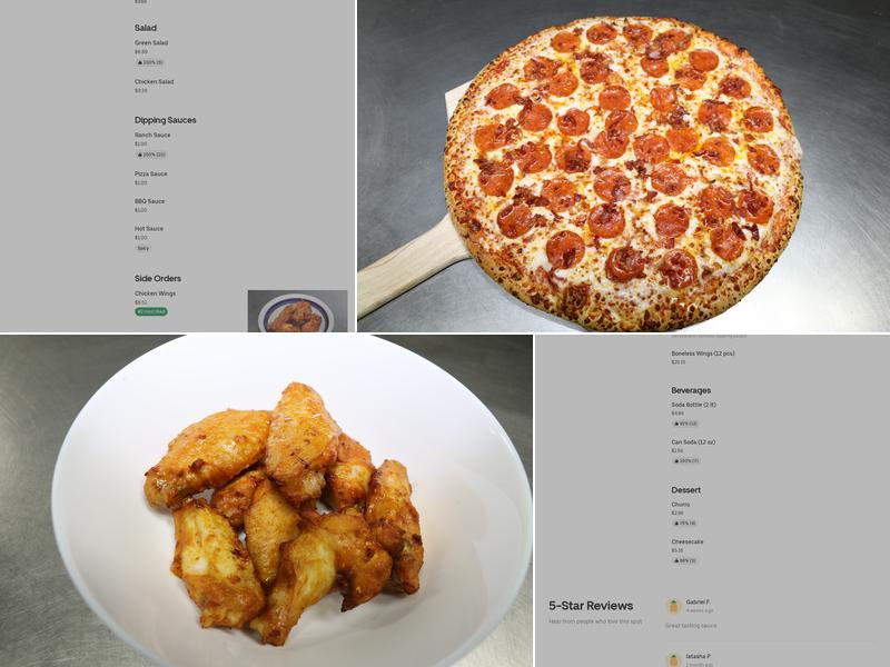 Pizza King Menu