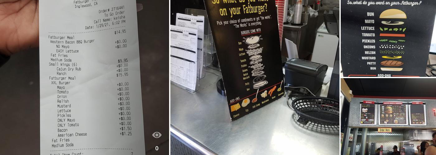 Fatburger & Buffalo's Express Menu