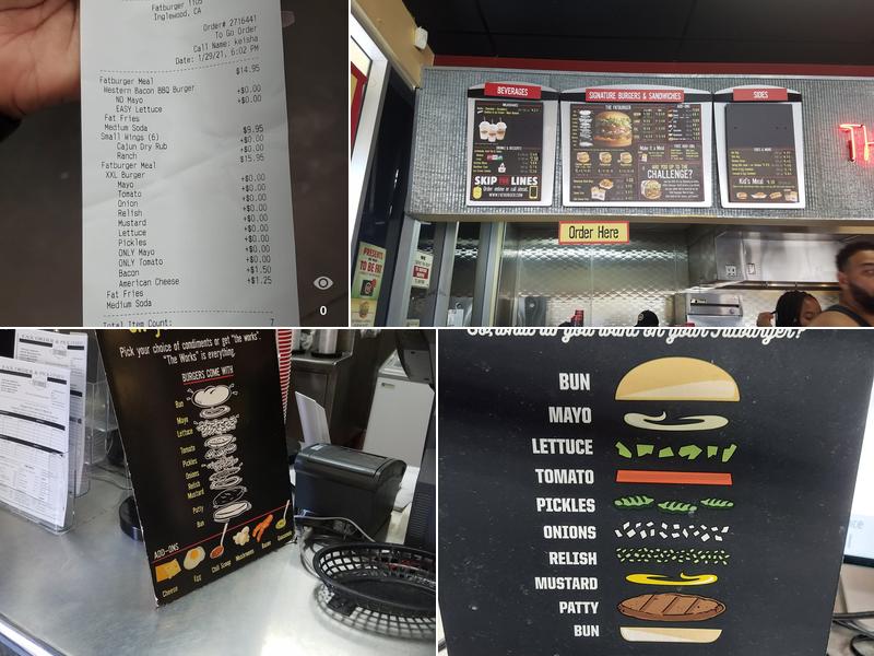 Fatburger & Buffalo's Express Menu