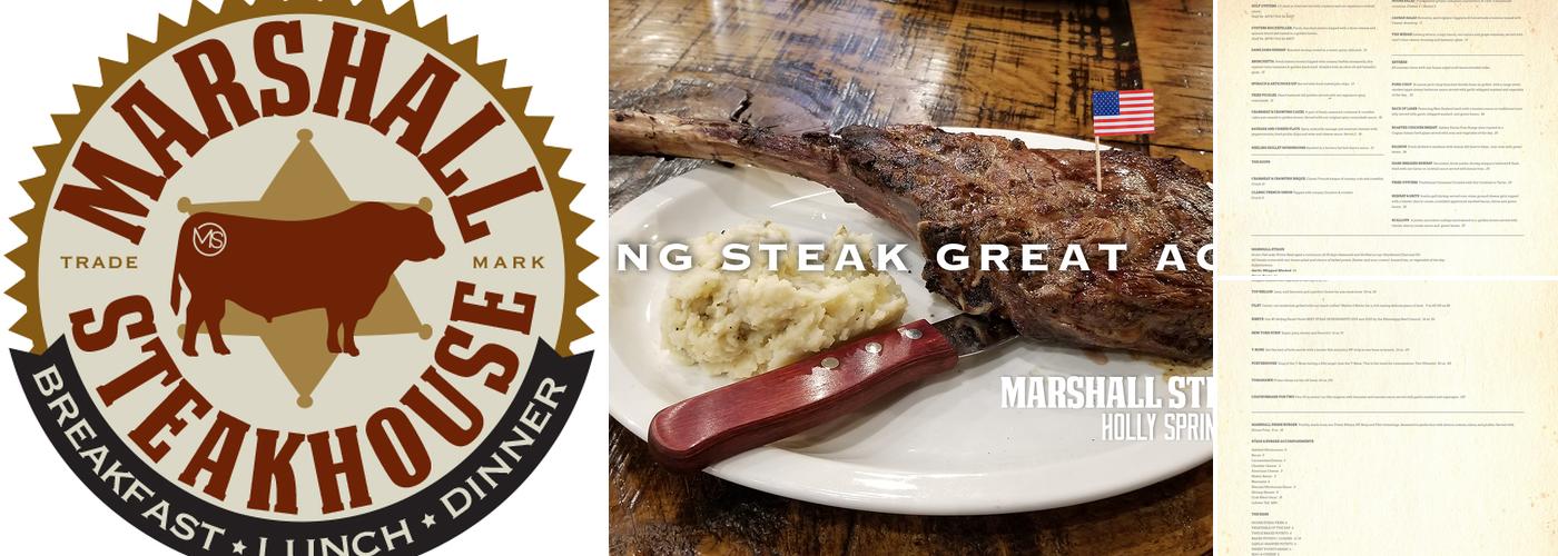 Marshall Steakhouse Menu