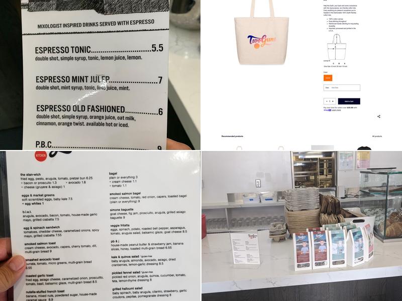 Two Guns Kitchen Menu