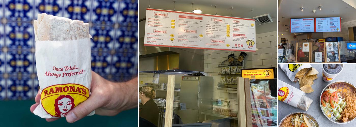 Ramona's Mexican Food Menu