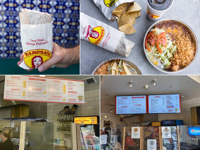 Ramona's Mexican Food Menu