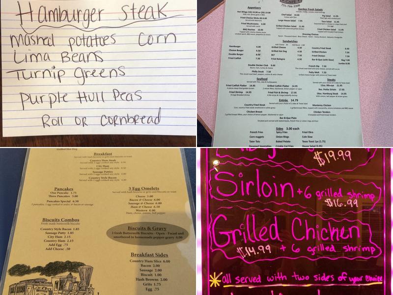 Junction Inn Restaurant Menu